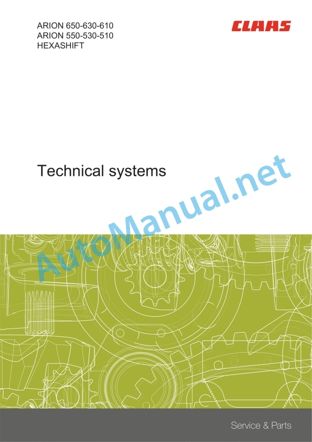 Claas Arion 550-510 Stage V (A94) Tractors Technical System EN 6 Claas Arion 550-510 Stage V (A94) Tractors Technical System EN - Image 6