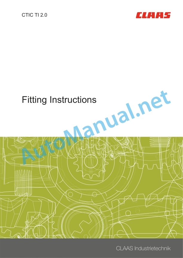 Claas Arion 550-520 Hexashift (A34) Tractors Assembly Instruction EN 5 Claas Arion 550-520 Hexashift (A34) Tractors Assembly Instruction EN - Image 5