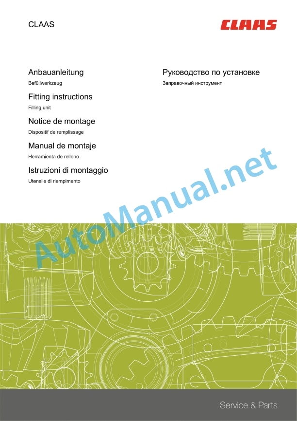 Claas Arion 550-520 Hexashift (A34) Tractors Assembly Instruction EN 7 Claas Arion 550-520 Hexashift (A34) Tractors Assembly Instruction EN - Image 7