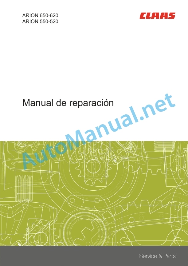 Alternative view of Claas Arion 550-520 Hexashift (A34) Tractors Repair Manual ES