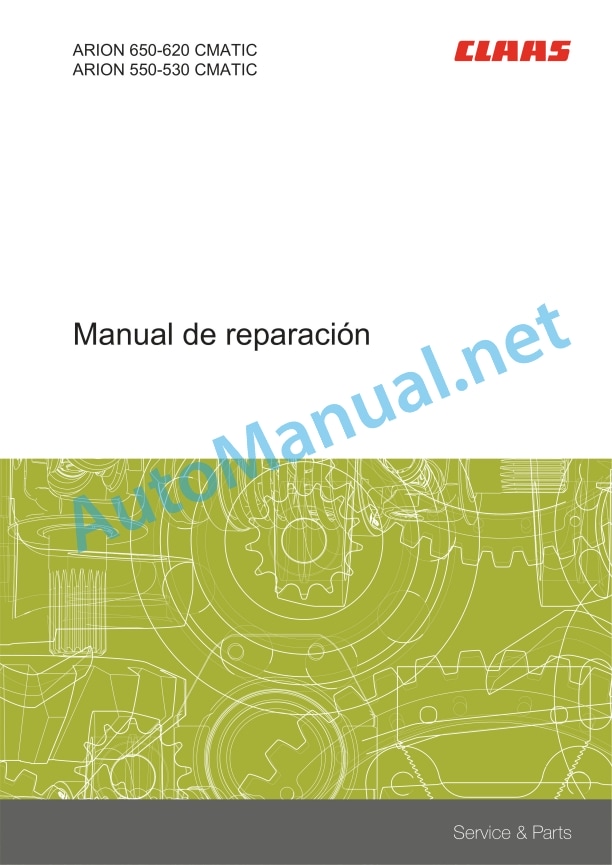 Alternative view of Claas Arion 550-530 Cmatic (A35) Tractors Repair Manual ES