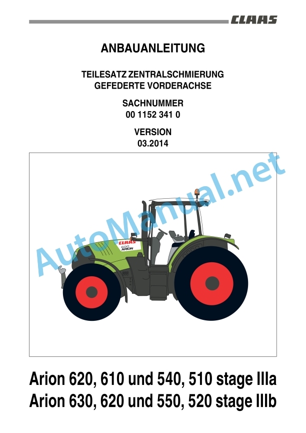 Claas Arion 640 630 620 610 600 (A19) Tractors Assembly Instruction EN 39 Claas Arion 640 630 620 610 600 (A19) Tractors Assembly Instruction EN - Image 39