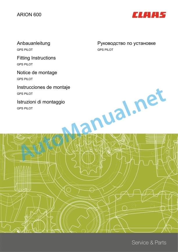 Claas Arion 640 630 620 610 600 (A19) Tractors Assembly Instruction EN 45 Claas Arion 640 630 620 610 600 (A19) Tractors Assembly Instruction EN - Image 45