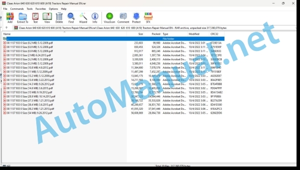 Claas Arion 640 630 620 610 600 (A19) Tractors Repair Manual EN