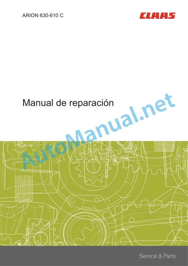 Alternative view of Claas Arion 640C - 620C (B20) Tractors Repair Manual ES