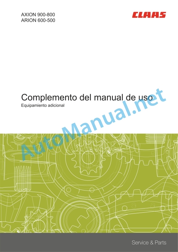 Claas Arion 650-610 Hexa Stage V (A96) Tractors Operator Manual ES 7 Claas Arion 650-610 Hexa Stage V (A96) Tractors Operator Manual ES - Image 7