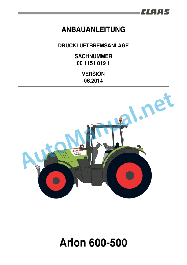 Claas Arion 650-620 Hexashift (A36) Tractors Assembly Instruction EN 13 Claas Arion 650-620 Hexashift (A36) Tractors Assembly Instruction EN - Image 13