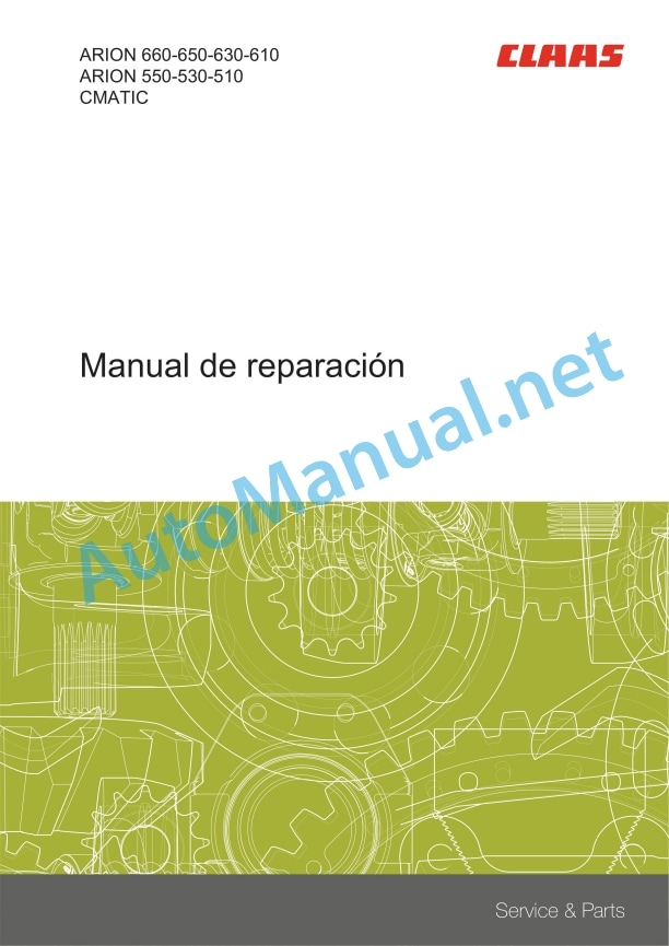 Alternative view of Claas Arion 660-610 Cmatic Stage V (A97) Tractors Repair Manual ES