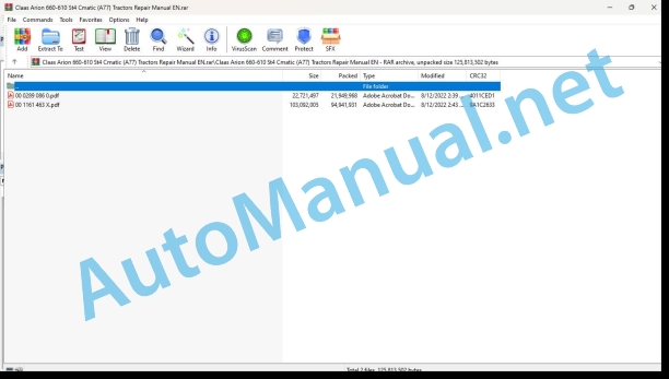 Claas Arion 660-610 St4 Cmatic (A77) Tractors Repair Manual EN