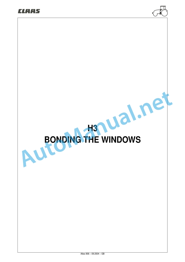 Claas Atles 946-926 Rz (A01) Tractors Repair Manual EN 11 Claas Atles 946-926 Rz (A01) Tractors Repair Manual EN - Image 11