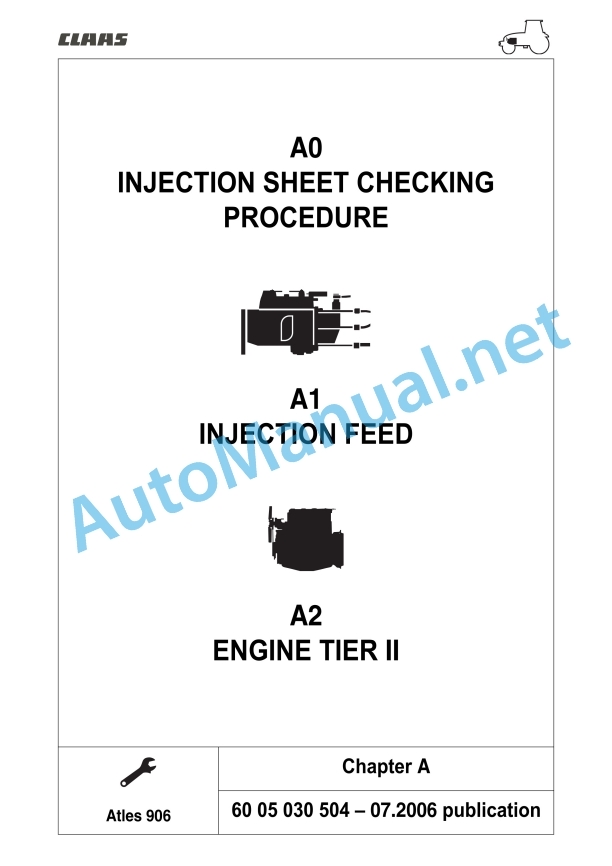 Claas Atles 946-926 Rz (A01) Tractors Repair Manual EN 13 Claas Atles 946-926 Rz (A01) Tractors Repair Manual EN - Image 13