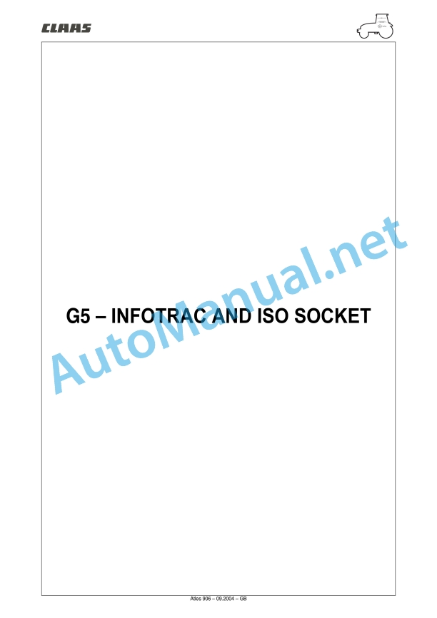 Claas Atles 946-926 Rz (A01) Tractors Repair Manual EN 15 Claas Atles 946-926 Rz (A01) Tractors Repair Manual EN - Image 15