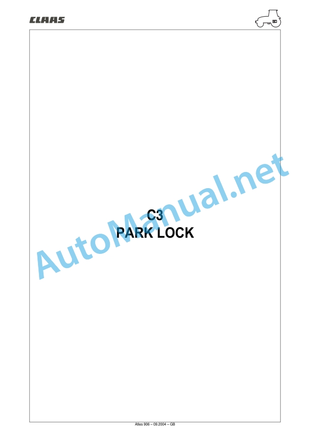Claas Atles 946-926 Rz (A01) Tractors Repair Manual EN 20 Claas Atles 946-926 Rz (A01) Tractors Repair Manual EN - Image 20