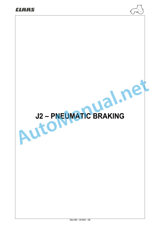 Claas Atles 946-926 Rz (A01) Tractors Repair Manual EN 28 Claas Atles 946-926 Rz (A01) Tractors Repair Manual EN - Image 28