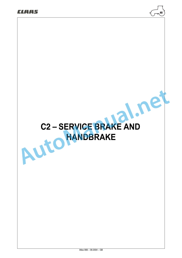 Claas Atles 946-926 Rz (A01) Tractors Repair Manual EN 32 Claas Atles 946-926 Rz (A01) Tractors Repair Manual EN - Image 32