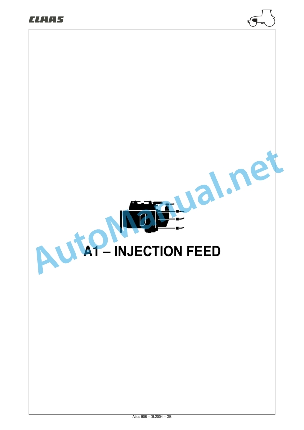 Claas Atles 946-926 Rz (A01) Tractors Repair Manual EN 33 Claas Atles 946-926 Rz (A01) Tractors Repair Manual EN - Image 33