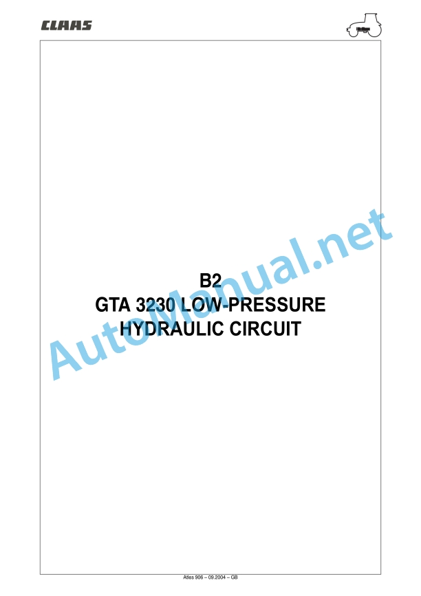 Claas Atles 946-926 Rz (A01) Tractors Repair Manual EN 35 Claas Atles 946-926 Rz (A01) Tractors Repair Manual EN - Image 35