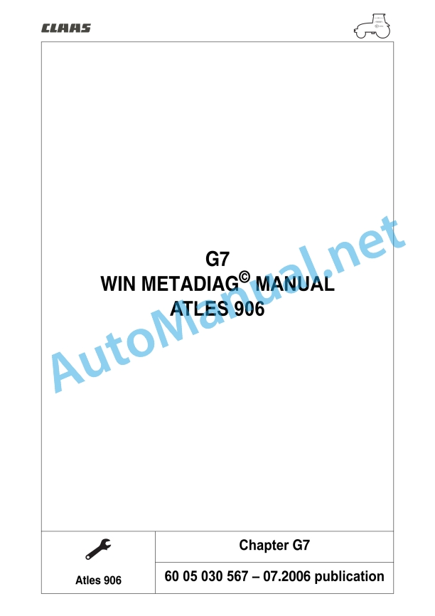 Claas Atles 946-926 Rz (A01) Tractors Repair Manual EN 37 Claas Atles 946-926 Rz (A01) Tractors Repair Manual EN - Image 37