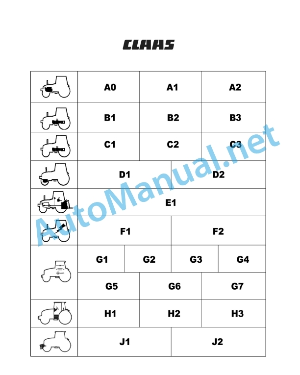 Claas Atles 946-926 Rz (A01) Tractors Repair Manual ES 15 Claas Atles 946-926 Rz (A01) Tractors Repair Manual ES - Image 15