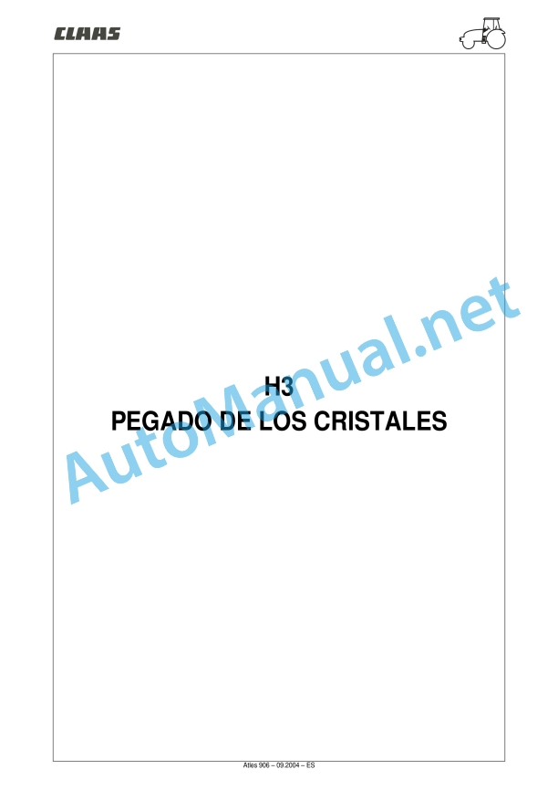 Claas Atles 946-926 Rz (A01) Tractors Repair Manual ES 18 Claas Atles 946-926 Rz (A01) Tractors Repair Manual ES - Image 18