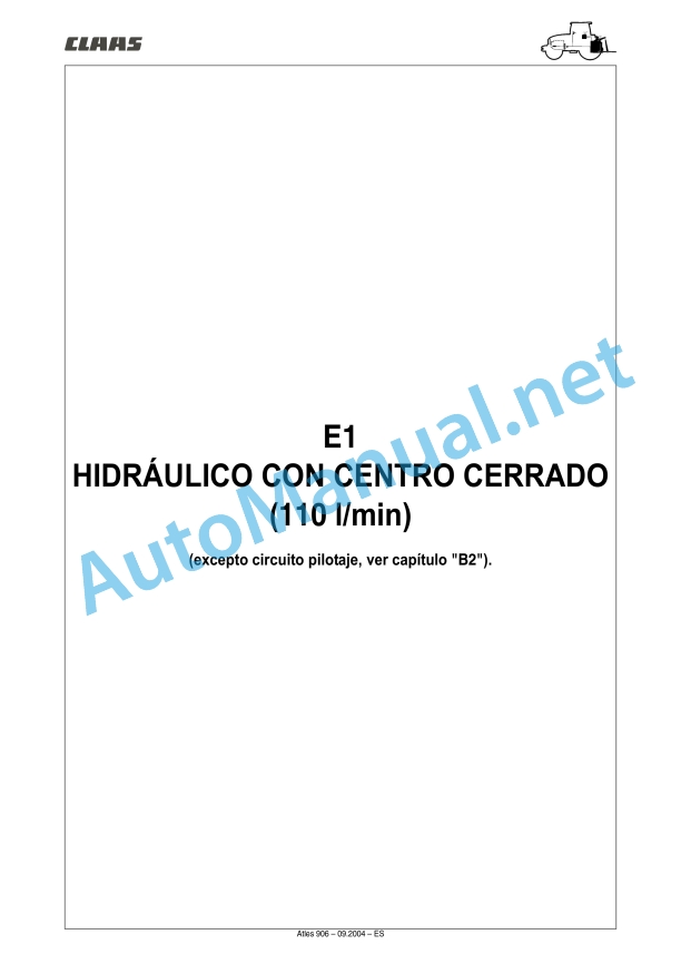 Claas Atles 946-926 Rz (A01) Tractors Repair Manual ES 26 Claas Atles 946-926 Rz (A01) Tractors Repair Manual ES - Image 26