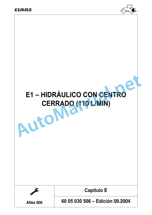 Claas Atles 946-926 Rz (A01) Tractors Repair Manual ES 6 Claas Atles 946-926 Rz (A01) Tractors Repair Manual ES - Image 6