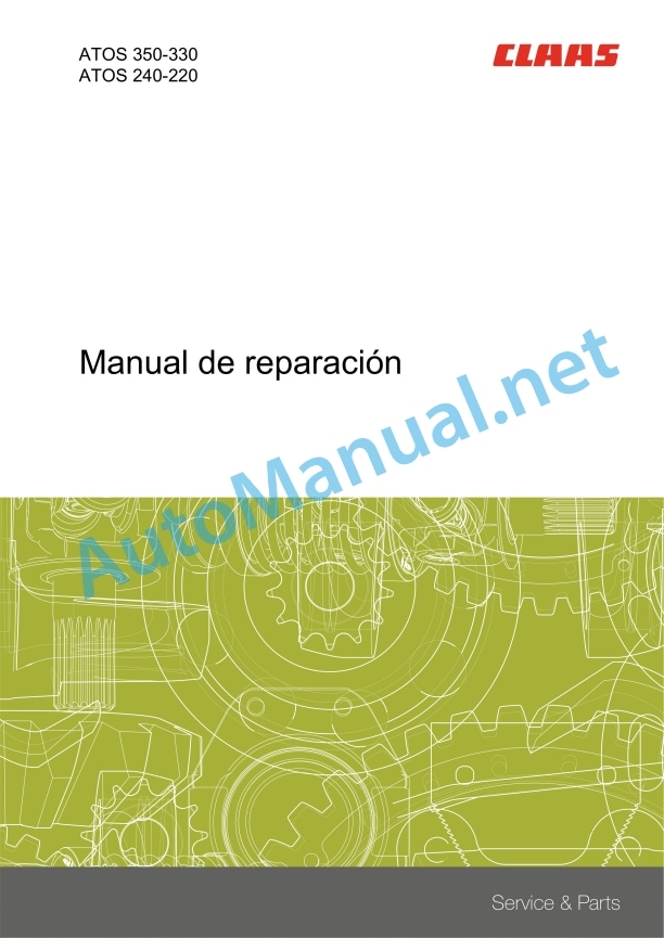 Alternative view of Claas Atos 240-220 (A78) Tractors Repair Manual ES