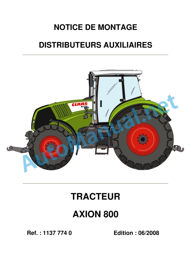 Claas Axion 840-810 Cmatic (A31) Tractors Assembly Instruction EN 24 Claas Axion 840-810 Cmatic (A31) Tractors Assembly Instruction EN - Image 24