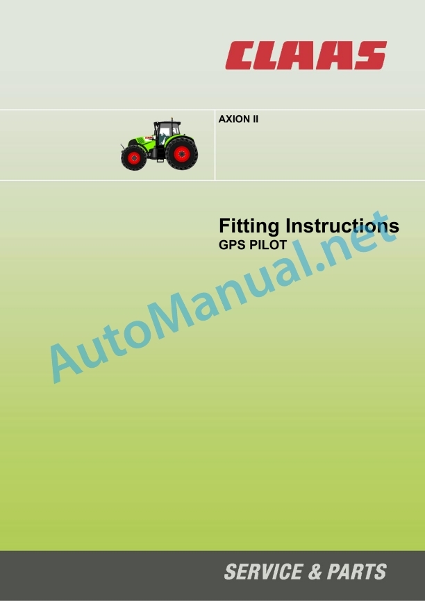 Claas Axion 840-810 Cmatic (A31) Tractors Assembly Instruction EN 45 Claas Axion 840-810 Cmatic (A31) Tractors Assembly Instruction EN - Image 45