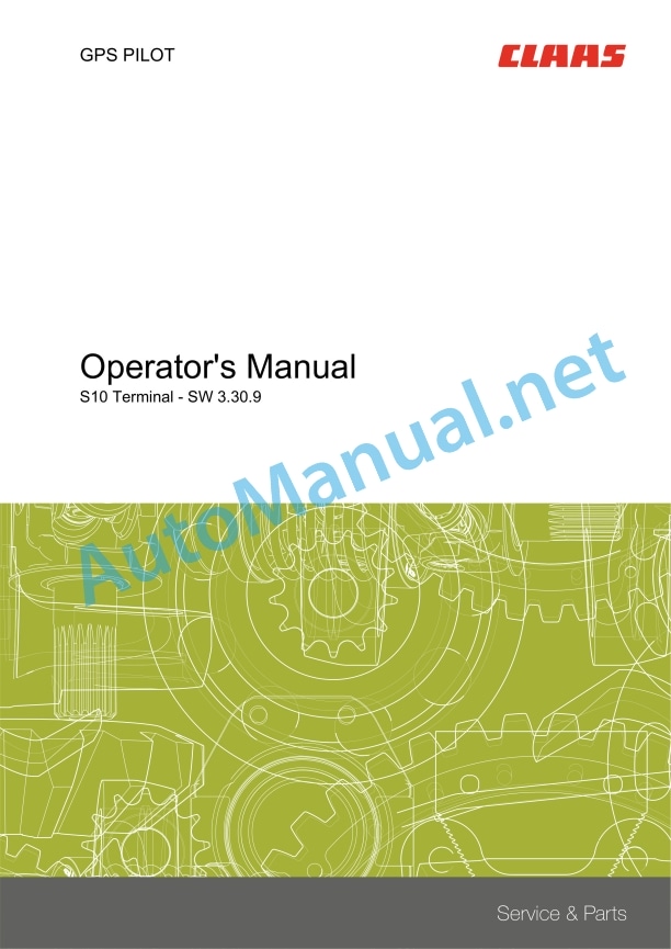 Claas Axion 850-810 (A09) Tractors Operator Manual EN 12 Claas Axion 850-810 (A09) Tractors Operator Manual EN - Image 12
