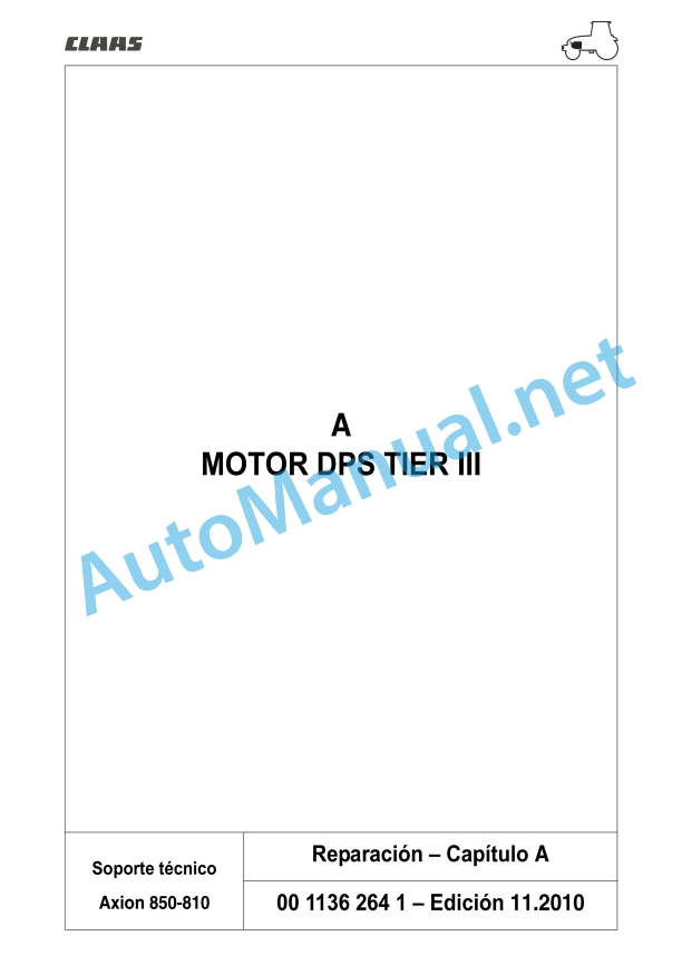 Claas Axion 850-810 (A09) Tractors Repair Manual ES 21 Claas Axion 850-810 (A09) Tractors Repair Manual ES - Image 21
