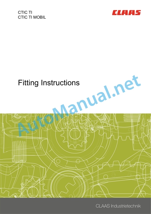 Claas Axion 850-810 Cmatic (A41) Tractors Assembly Instruction EN 5 Claas Axion 850-810 Cmatic (A41) Tractors Assembly Instruction EN - Image 5