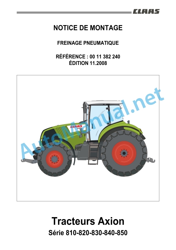 Claas Axion 850-810 Hexashift (A30) Tractors Assembly Instruction EN 26 Claas Axion 850-810 Hexashift (A30) Tractors Assembly Instruction EN - Image 26