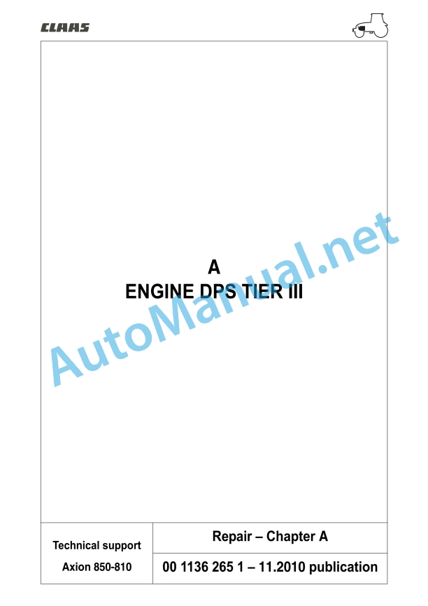 Claas Axion 850-810 Hexashift (A30) Tractors Technical System EN 19 Claas Axion 850-810 Hexashift (A30) Tractors Technical System EN - Image 19