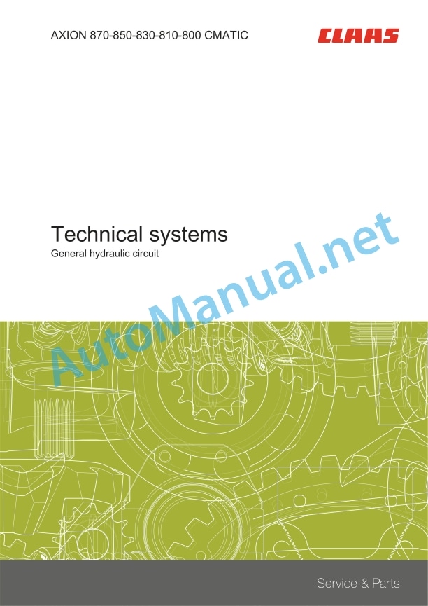 Claas Axion 880-810 Cmatic St V (A51) Tractors Technical System EN 8 Claas Axion 880-810 Cmatic St V (A51) Tractors Technical System EN - Image 8