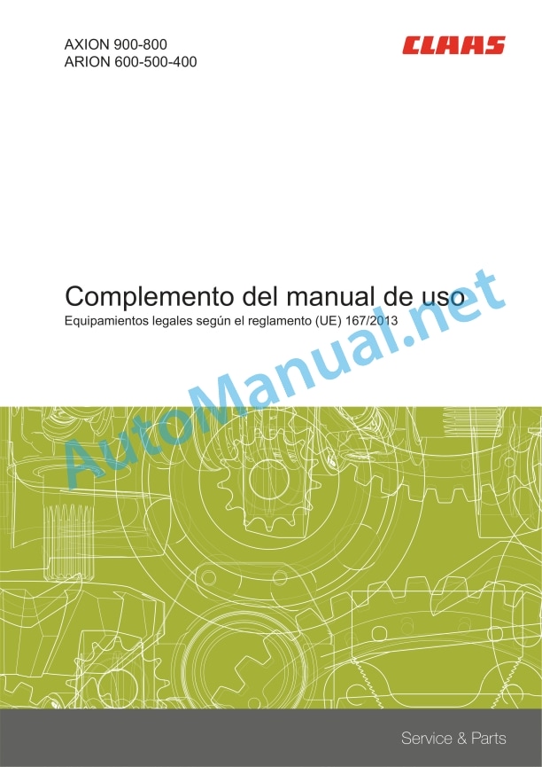 Claas Axion 880-810 Cmatic Stage V (A51 Tractors Operator Manual ES 5 Claas Axion 880-810 Cmatic Stage V (A51 Tractors Operator Manual ES - Image 5