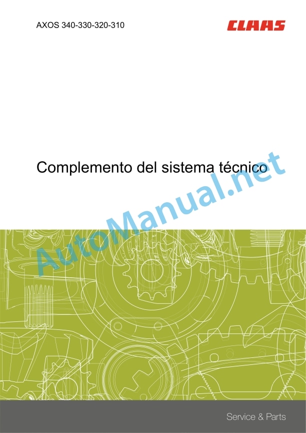 Claas Axos 340-310 (A22) Tractors Technical System ES 3 Claas Axos 340-310 (A22) Tractors Technical System ES - Image 3
