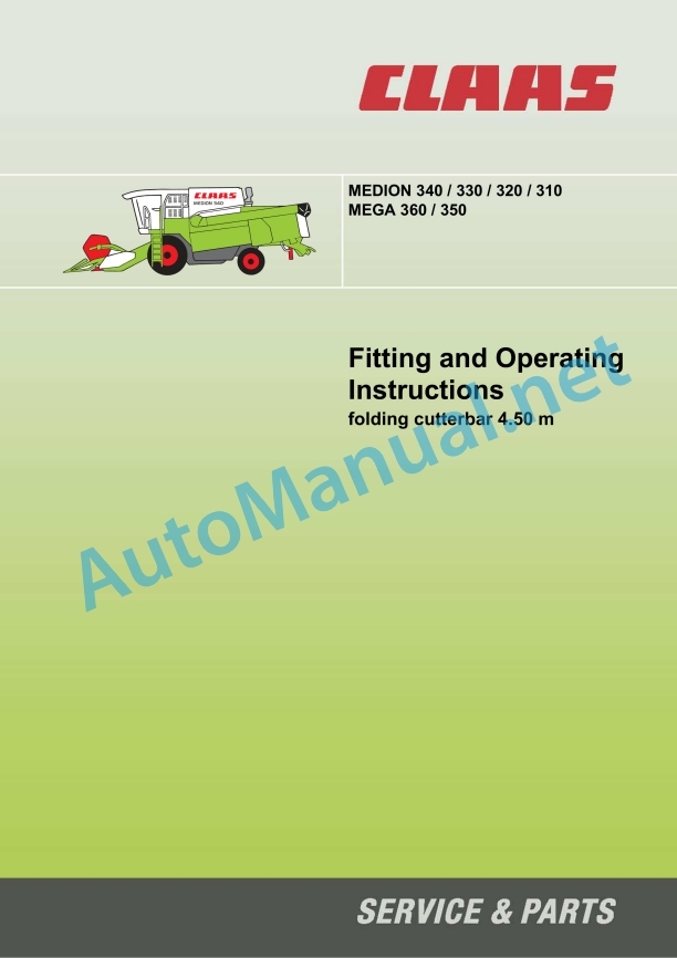 Claas C450 Folding Do Mega Medion (431) Combines Assembly Instruction EN 6 Claas C450 Folding Do Mega Medion (431) Combines Assembly Instruction EN - Image 6