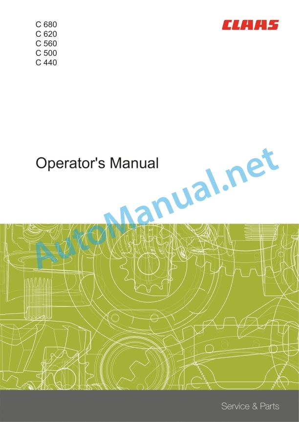 Claas C680-C440 (318) Combines Operator Manual EN 3 Claas C680-C440 (318) Combines Operator Manual EN - Image 3