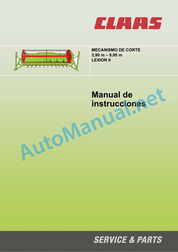 Claas C900-C390 Lexion (714) Combines Operator Manual ES 2 Claas C900-C390 Lexion (714) Combines Operator Manual ES - Image 2
