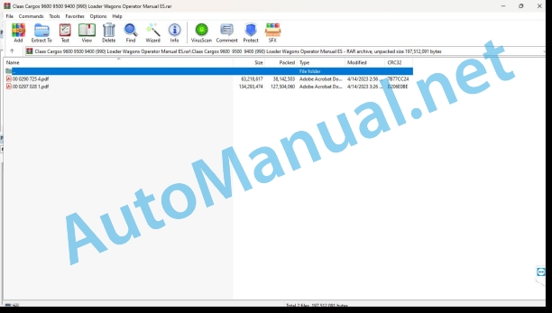 Claas Cargos 9600 9500 9400 (990) Loader Wagons Operator Manual ES 1 Claas Cargos 9600 9500 9400 (990) Loader Wagons Operator Manual ES