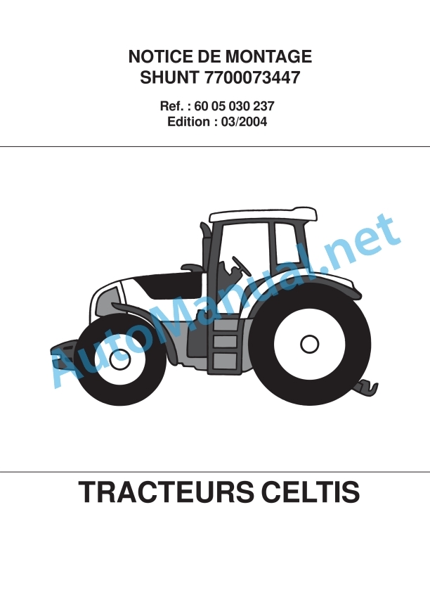 Claas Celtis 456-426 (A24) Tractors Assembly Instruction EN 20 Claas Celtis 456-426 (A24) Tractors Assembly Instruction EN - Image 20