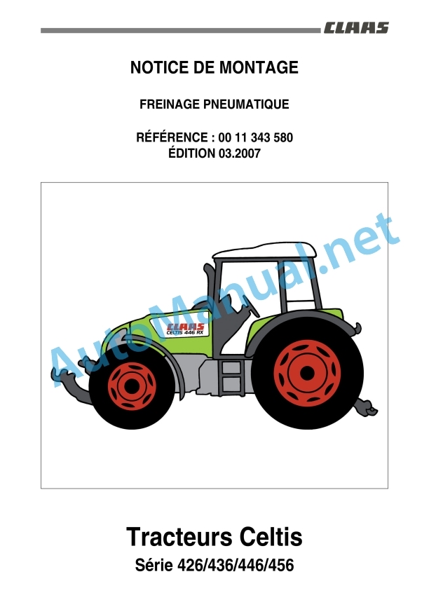 Claas Celtis 456-426 (A24) Tractors Assembly Instruction EN 6 Claas Celtis 456-426 (A24) Tractors Assembly Instruction EN - Image 6