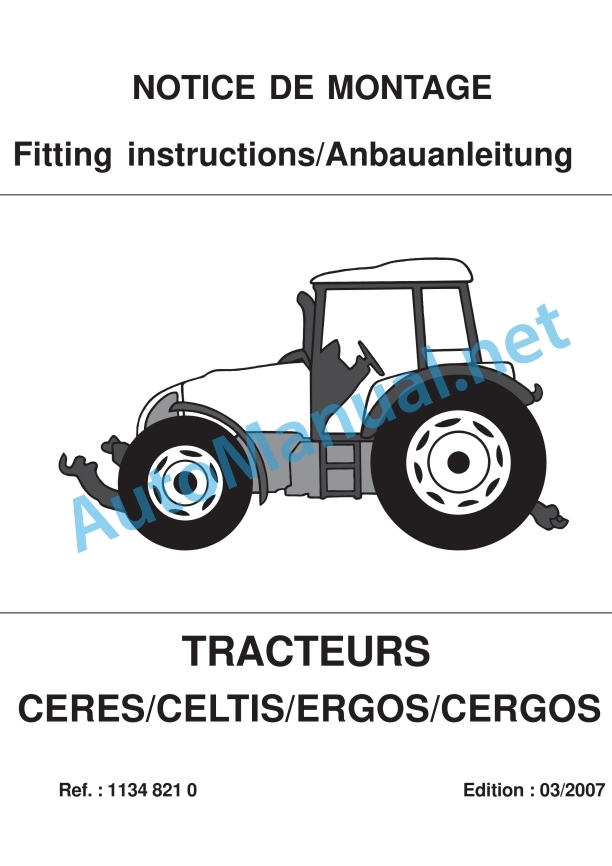 Claas Celtis 456-426 (A24) Tractors Assembly Instruction EN 7 Claas Celtis 456-426 (A24) Tractors Assembly Instruction EN - Image 7