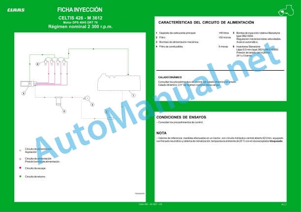 Claas Celtis 456-426 Rx, Rc, Ra (A07) Tractors Technical System ES 3 Claas Celtis 456-426 Rx, Rc, Ra (A07) Tractors Technical System ES - Image 3
