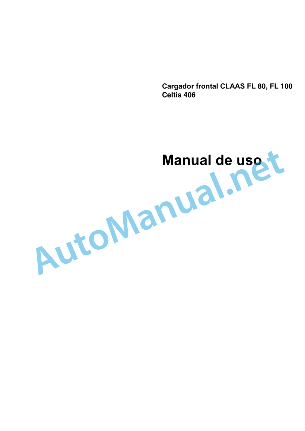 Claas Celtis 456 446 436 426 Rc, Ra (T06) Tractors Operator Manual ES 2 Claas Celtis 456 446 436 426 Rc, Ra (T06) Tractors Operator Manual ES - Image 2