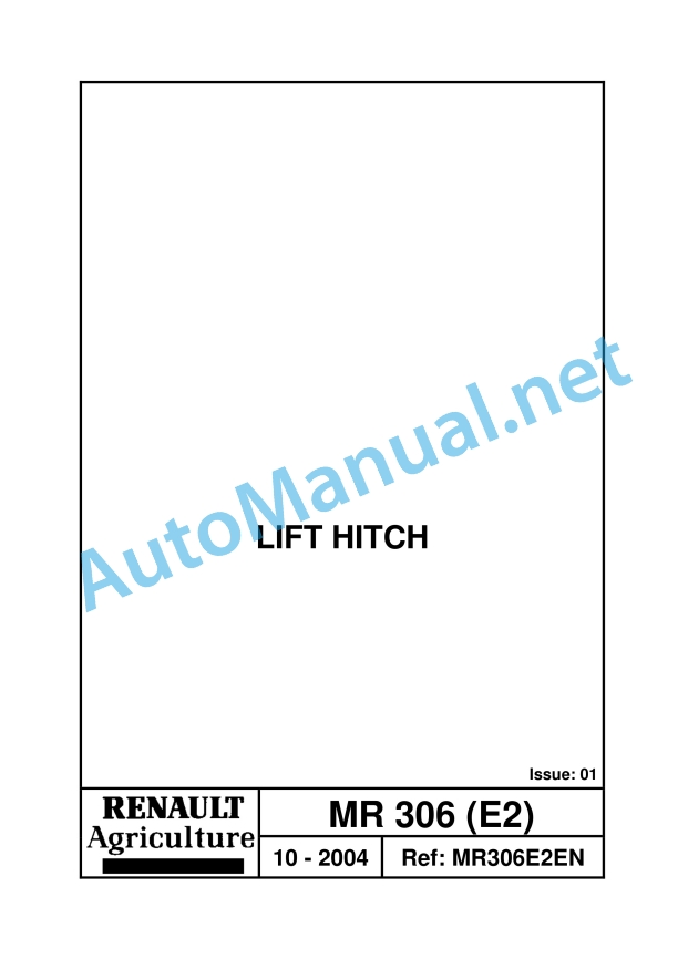 Claas Ceres 346-316 2+4Wd (A17) Tractors Repair Manual EN 13 Claas Ceres 346-316 2+4Wd (A17) Tractors Repair Manual EN - Image 13