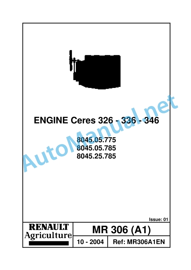Claas Ceres 346-316 2+4Wd (A17) Tractors Repair Manual EN 2 Claas Ceres 346-316 2+4Wd (A17) Tractors Repair Manual EN - Image 2