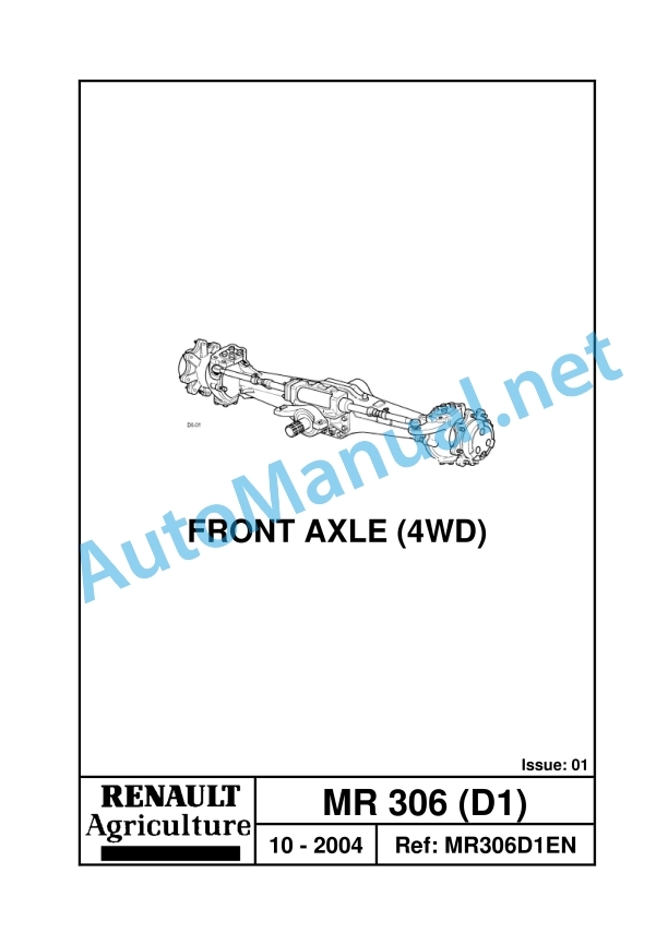 Claas Ceres 346-316 2+4Wd (A17) Tractors Repair Manual EN 9 Claas Ceres 346-316 2+4Wd (A17) Tractors Repair Manual EN - Image 9