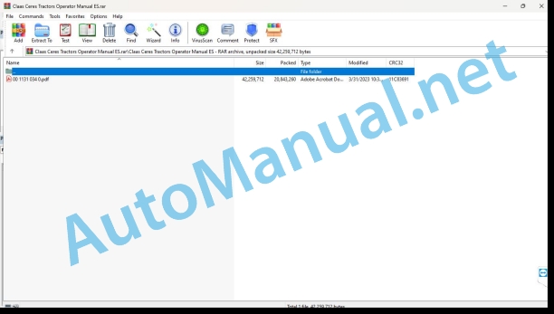 Claas Ceres Tractors Operator Manual ES 1 Claas Ceres Tractors Operator Manual ES